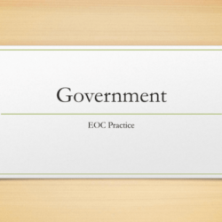 American government eoc practice test