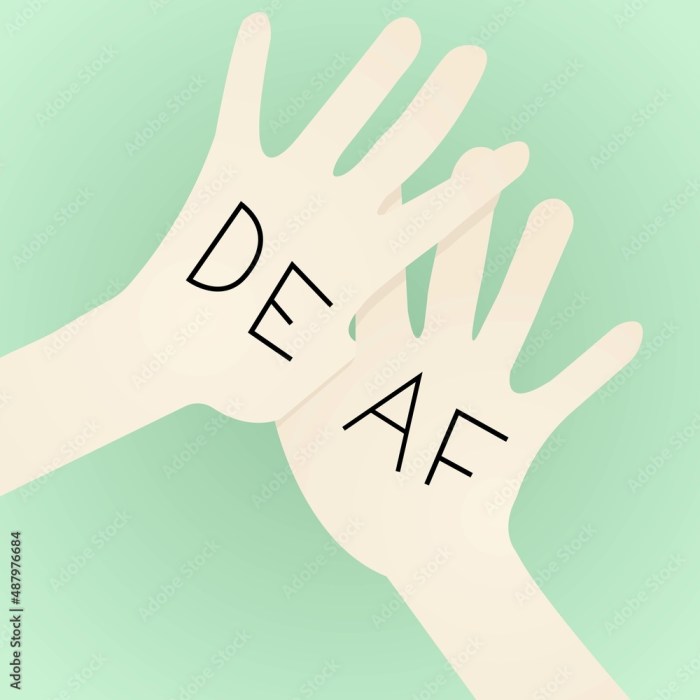 Deaf ableism hearing