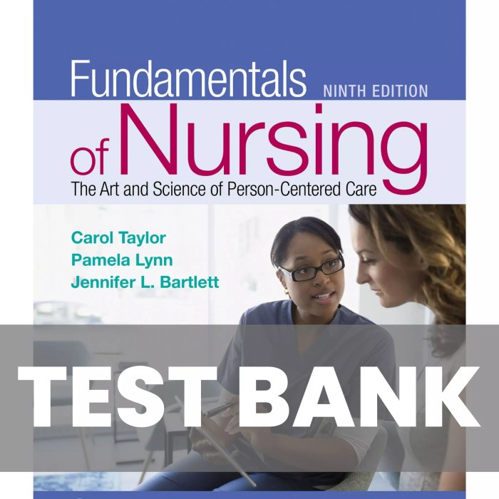 Fundamentals of nursing taylor test bank