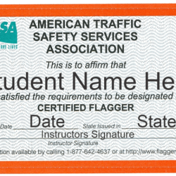 Online flagger certification washington state