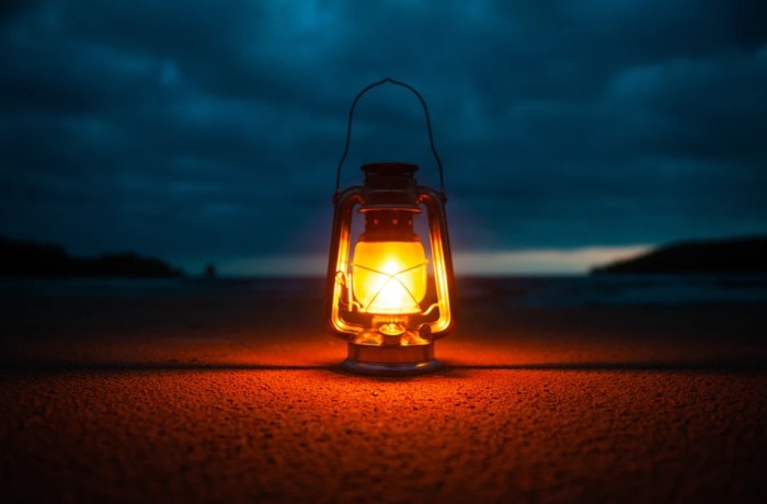 Kerosene was commonly used in lamps because it burns easily.