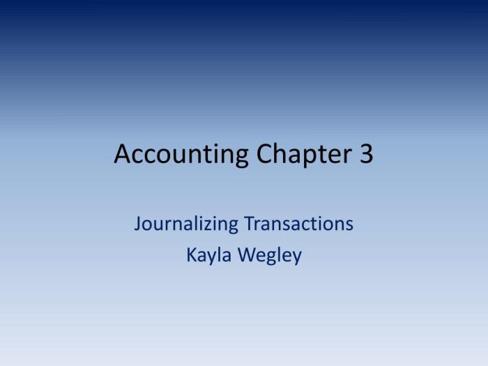 Chapter 3 journalizing transactions answer key